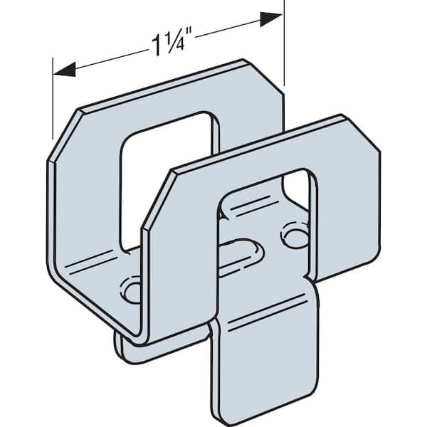 PSCL 1/2 in. 20-Gauge Galvanized Panel Sheathing Clip (50-Qty)