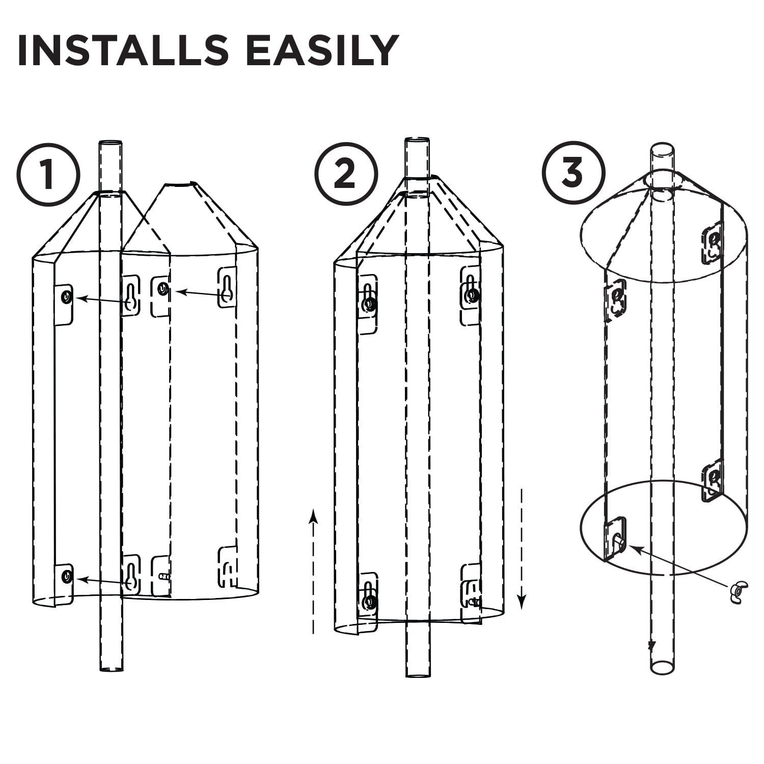 Panacea Products Metal, Pole Mount 15