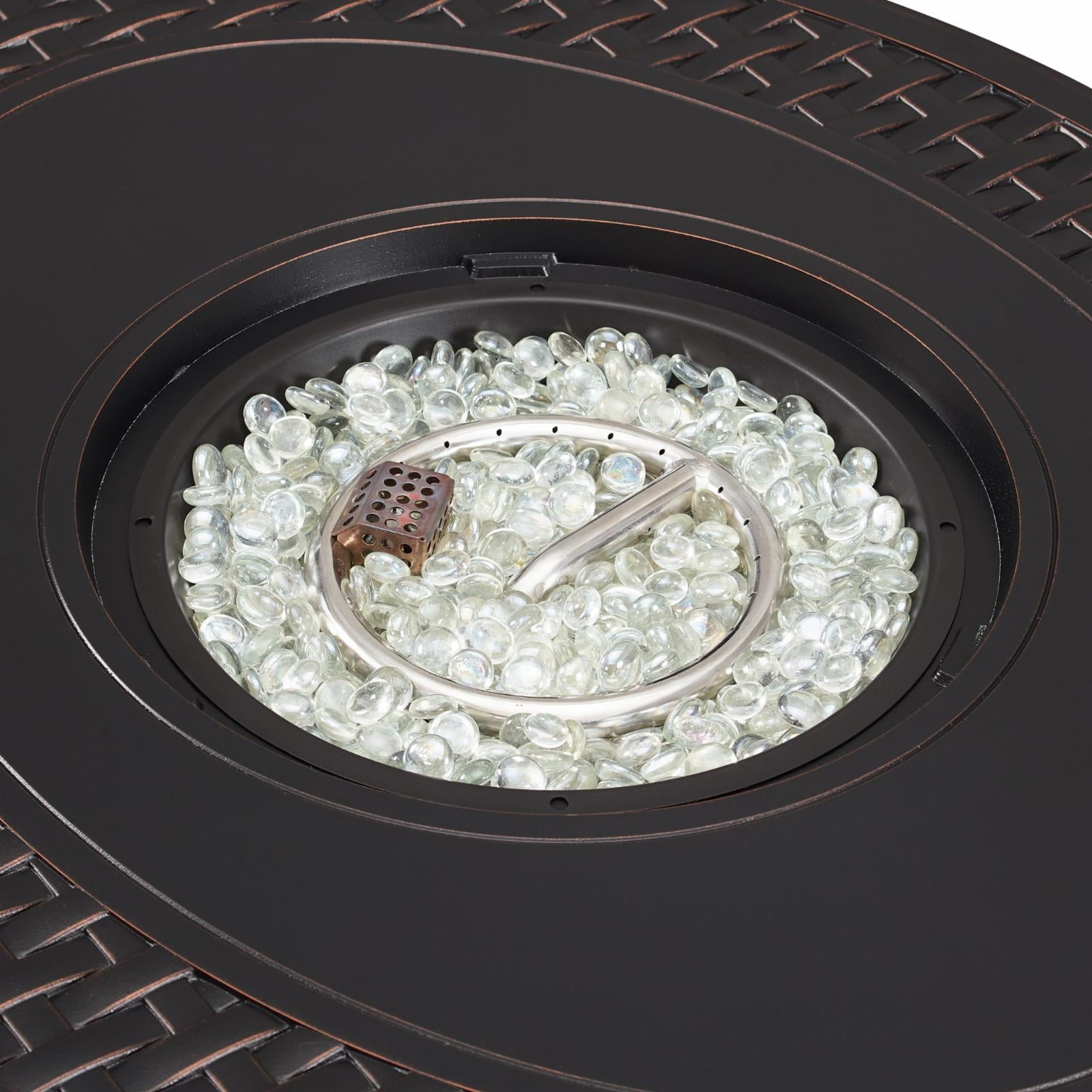 Fire Sense Davis 39.5 in. Propane Fire Pit