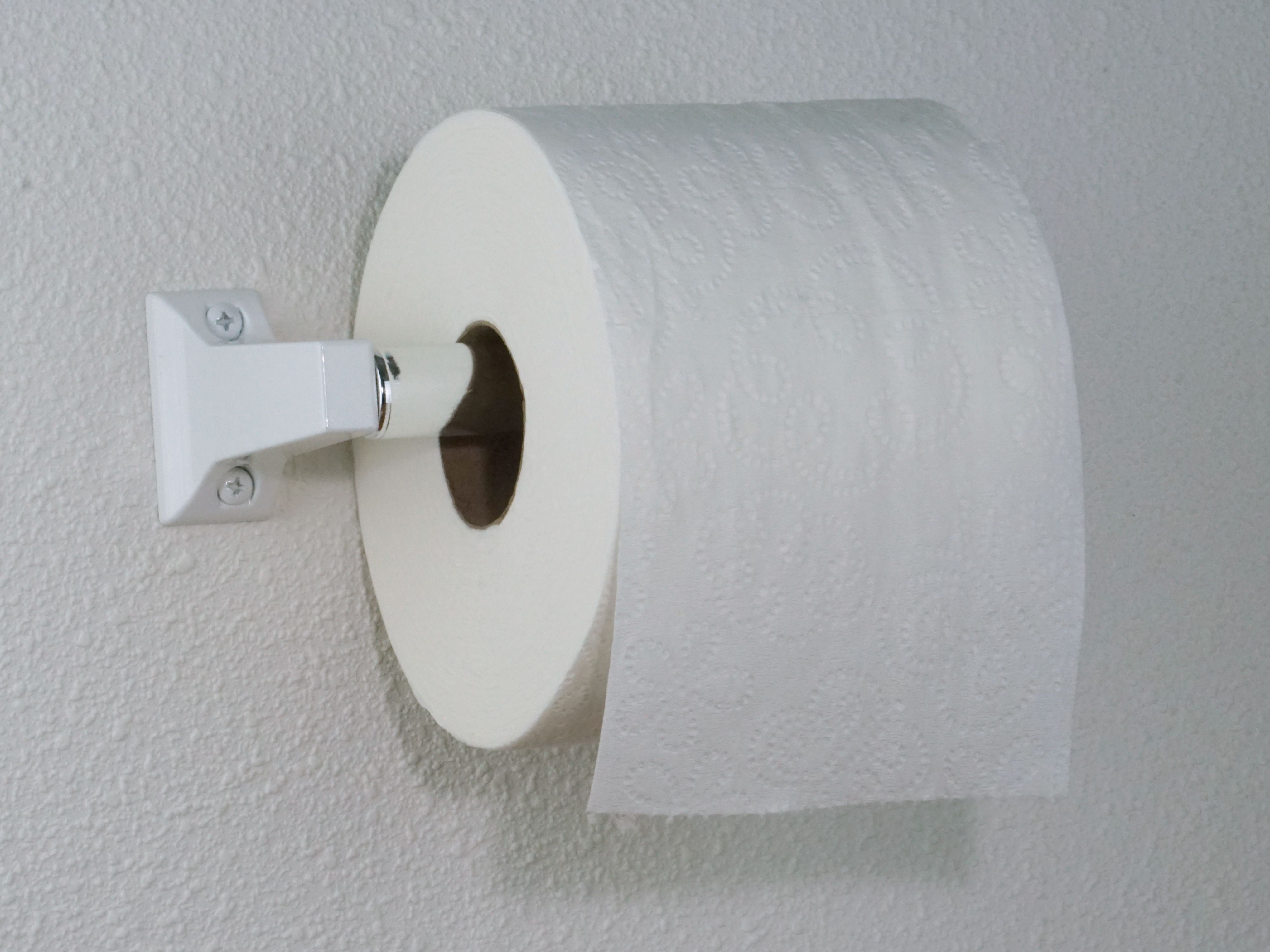 Mainstays Chrome-Plated Plastic Toilet Paper Holder Universal 1