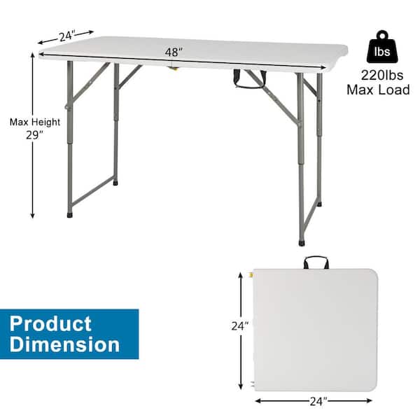 Portable Plastic Folding Outdoor Picnic Table