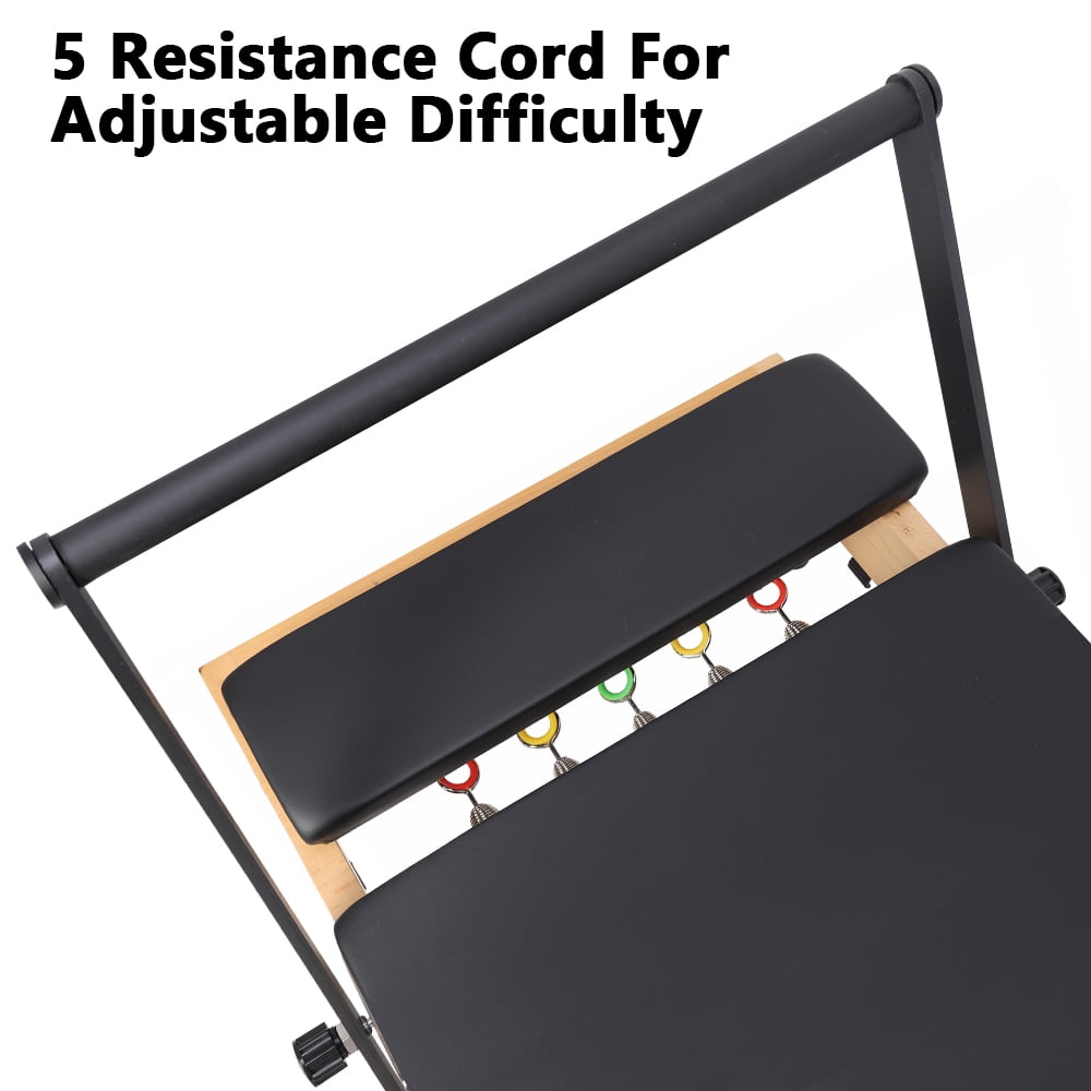 ARKANTOS Pilates Reformer Pro, Studio Grade Pilates Machine Bundle with Reformer Accessories, Reformer Box, Cardio Rebounder, Padded Jump Board