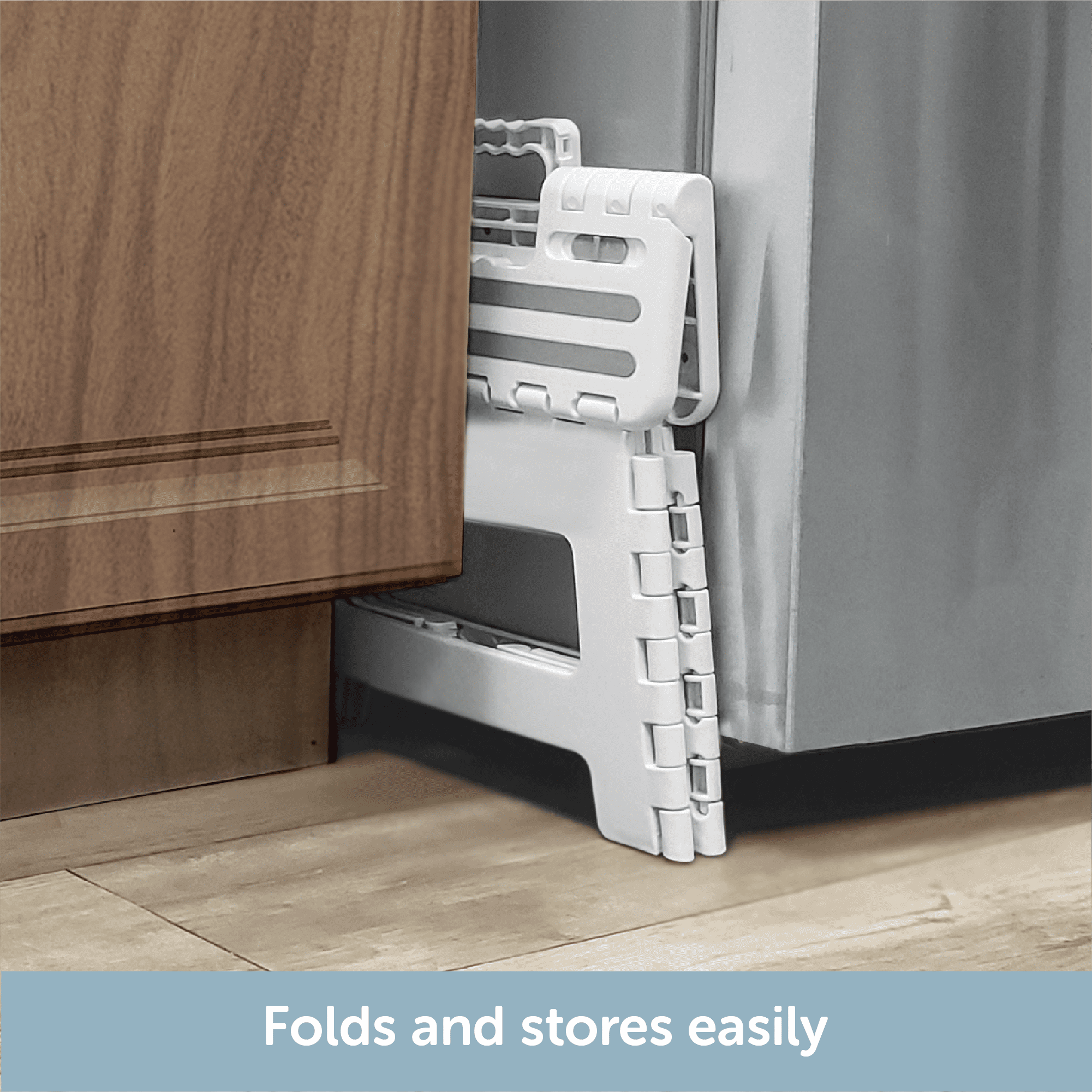 Jool Baby Click 'N Climb Locking Step Stool, Non-Slip, Carry Handle - White