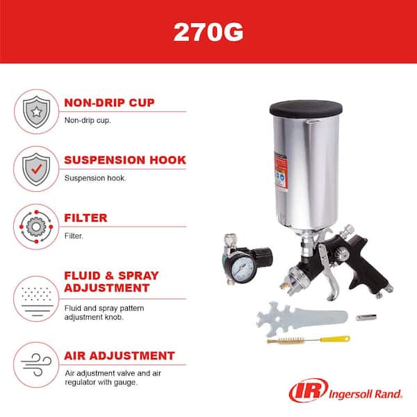 270 Gal. HVLP Gravity Feed Spray Gun