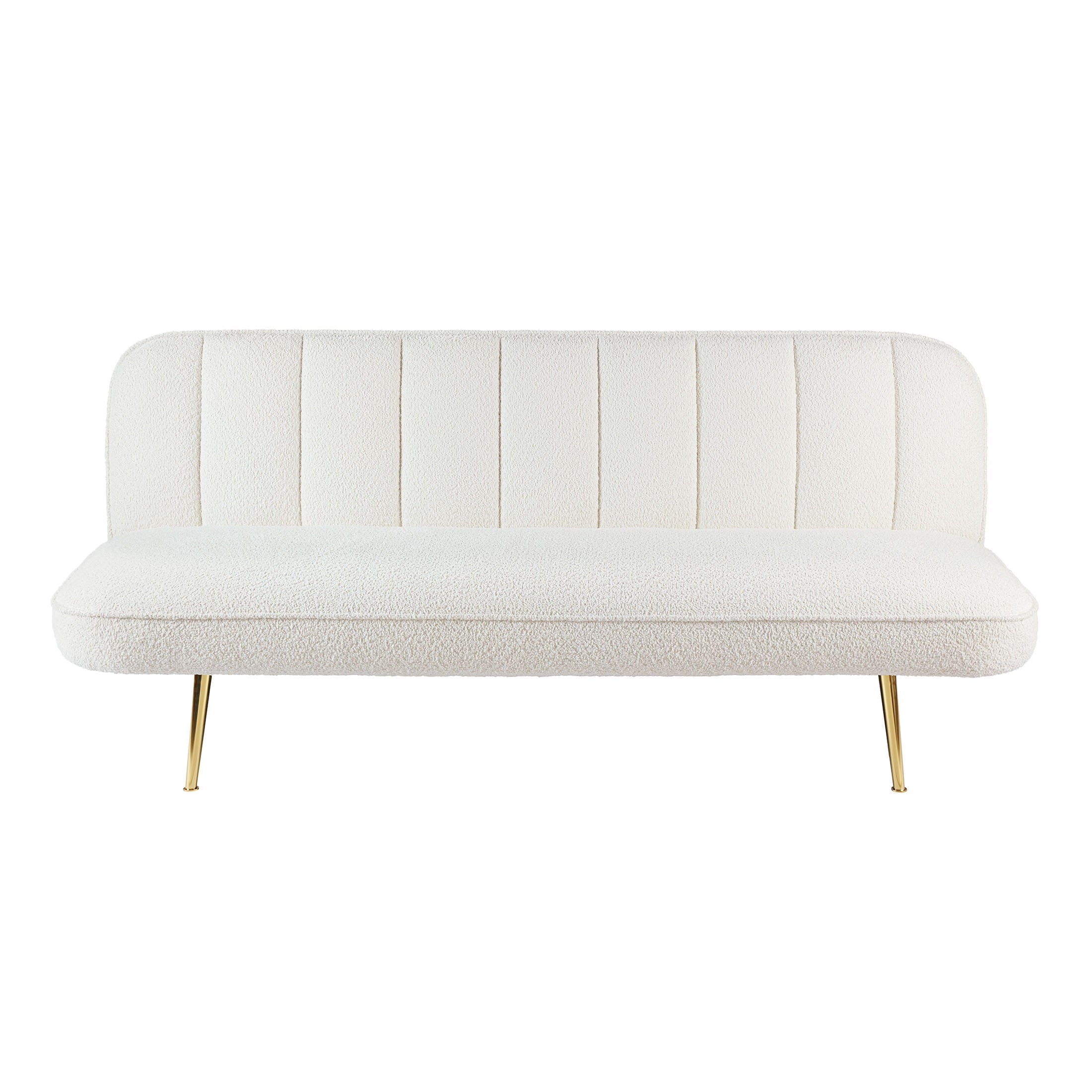 Mainstays Textured Futon With Gold Legs