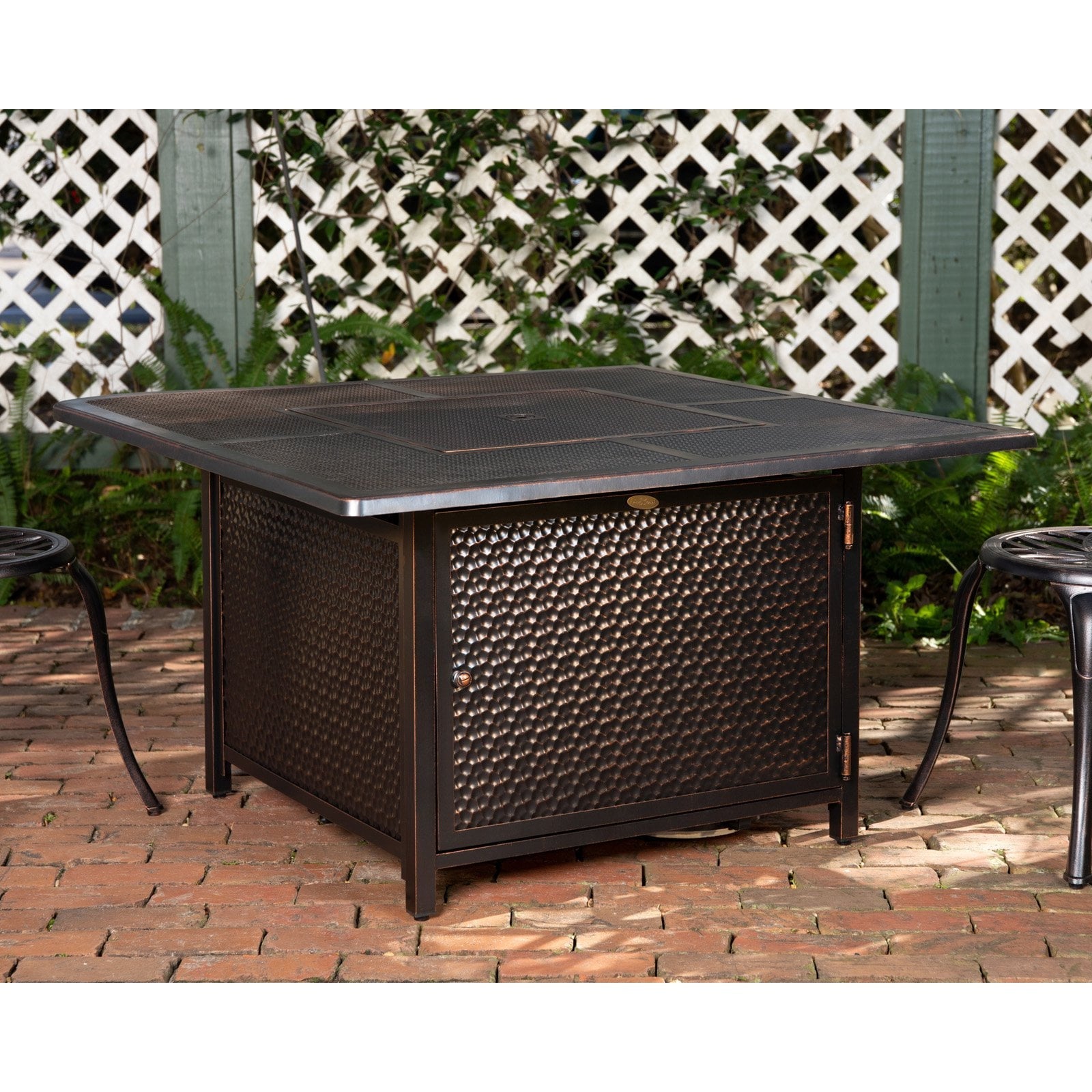 Fire Sense Walkers 44 in. Square Fire Pit