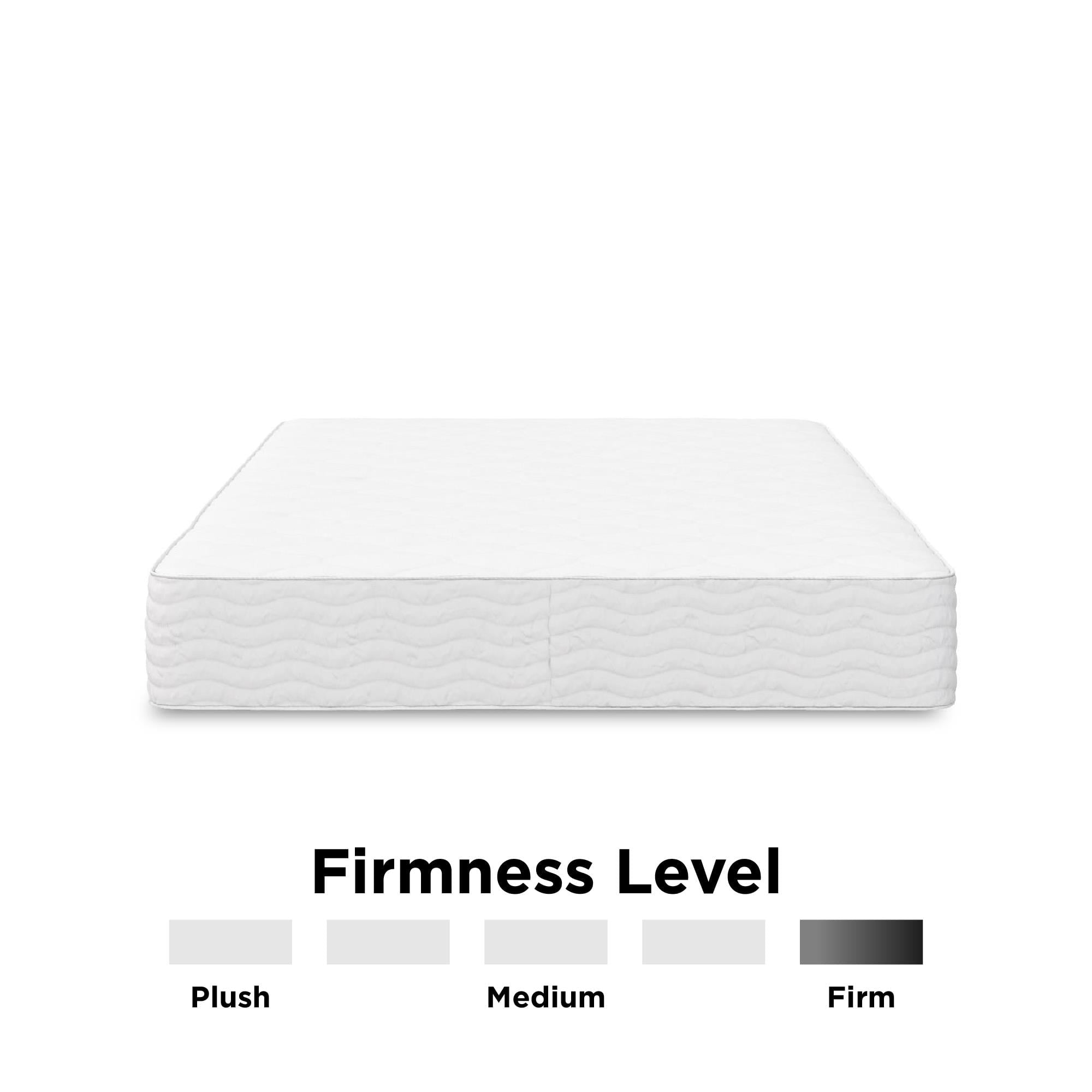 Sleep 6 Inch Thermobonded High Density Polyester Fill Mattress, Twin Size