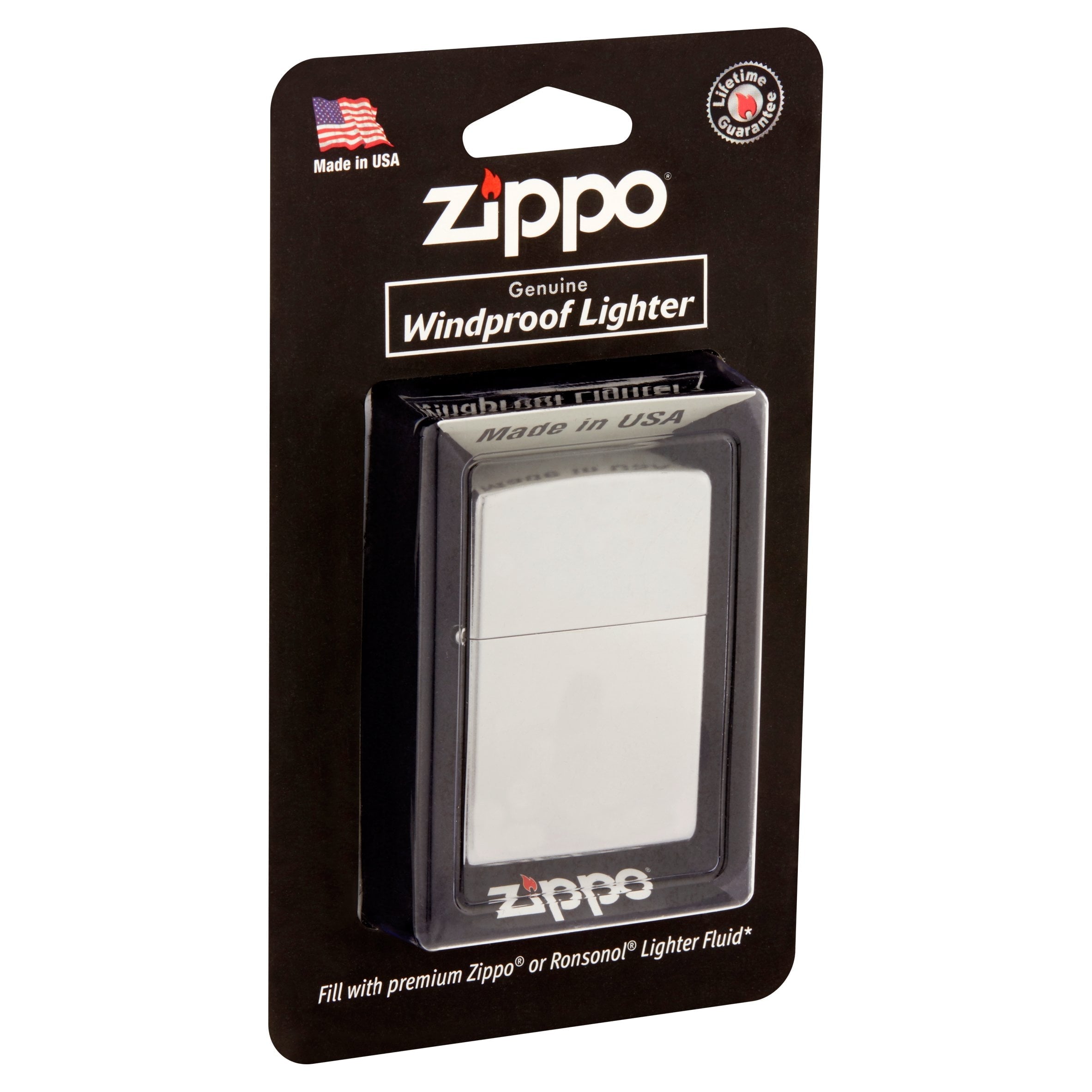 Zippo Lighter - Street Chrome