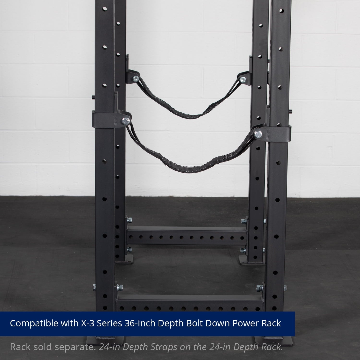 Titan Fitness Strap Safety System X-3 Series 36- in. Depth