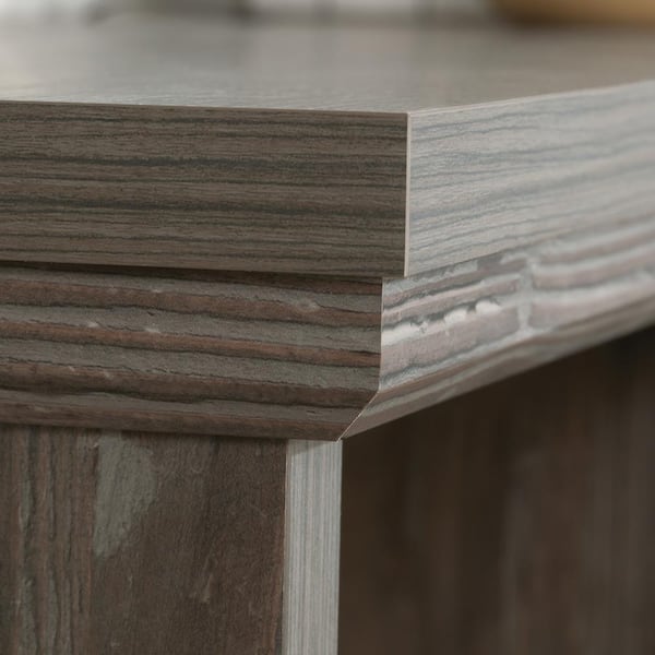 Aspen Post 59.055 in. Pebble Pine Desk Hutch with Adjustable Shelves