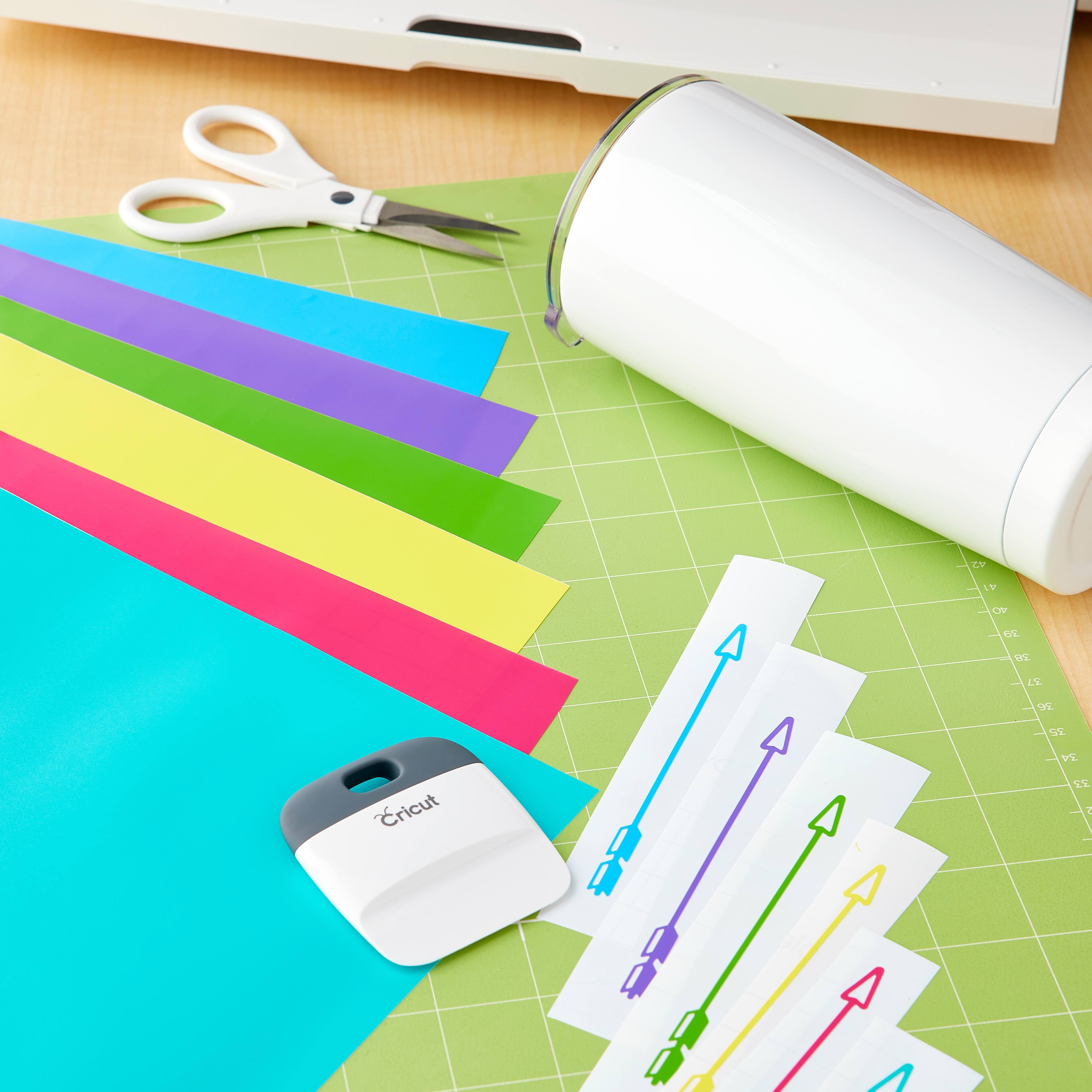 9 Packs: 6 ct. (54 total) Cricut® Premium Vinyl™, Tropical Sampler