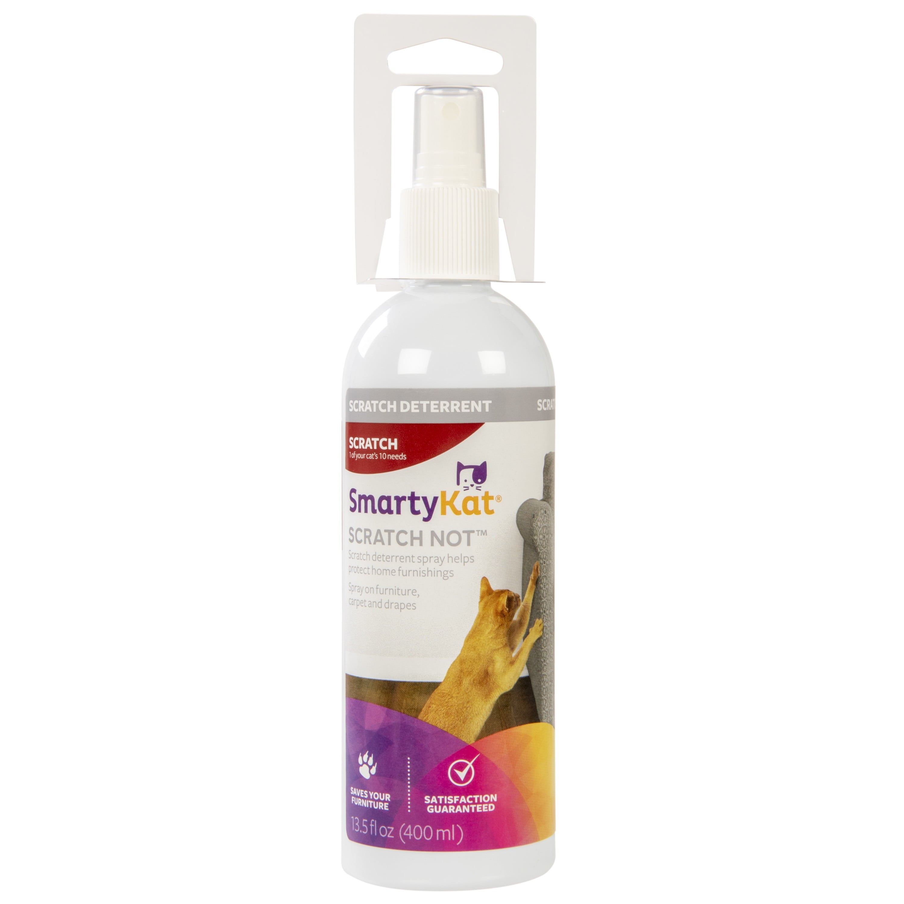 SmartyKat Scratch Not Cat Spray, Anti-Scratch Training & Scratch Deterrent Spray, 13.5 fl oz
