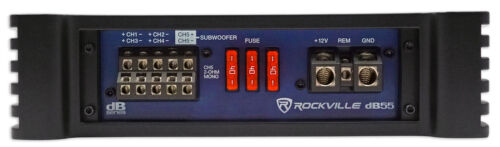 Rockville dB55 4000 Watt/980w RMS 5 Channel Amplifier Car Stereo Amp, Loud!