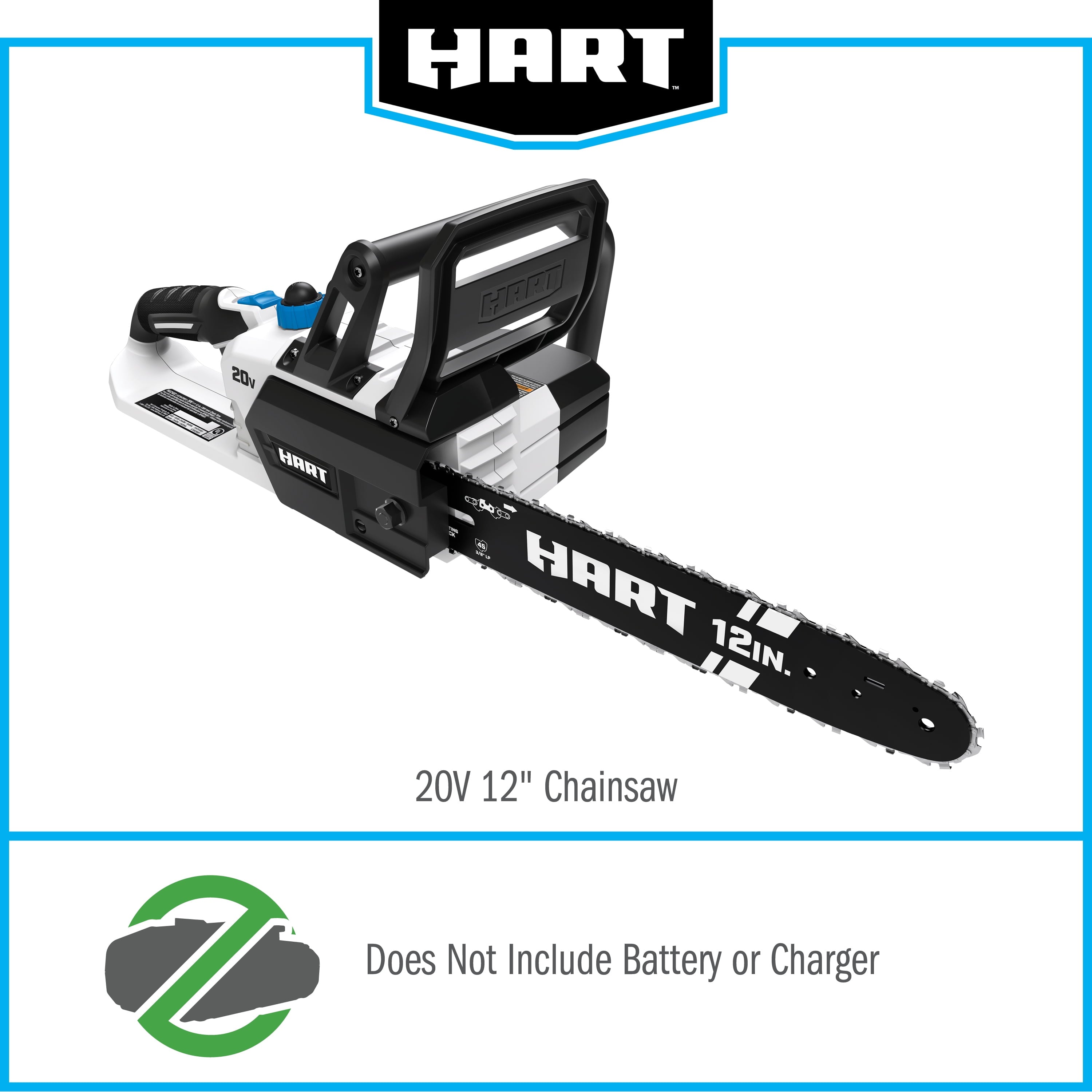HART 20-Volt 12-Inch Cordless Chainsaw (Battery Not Included)