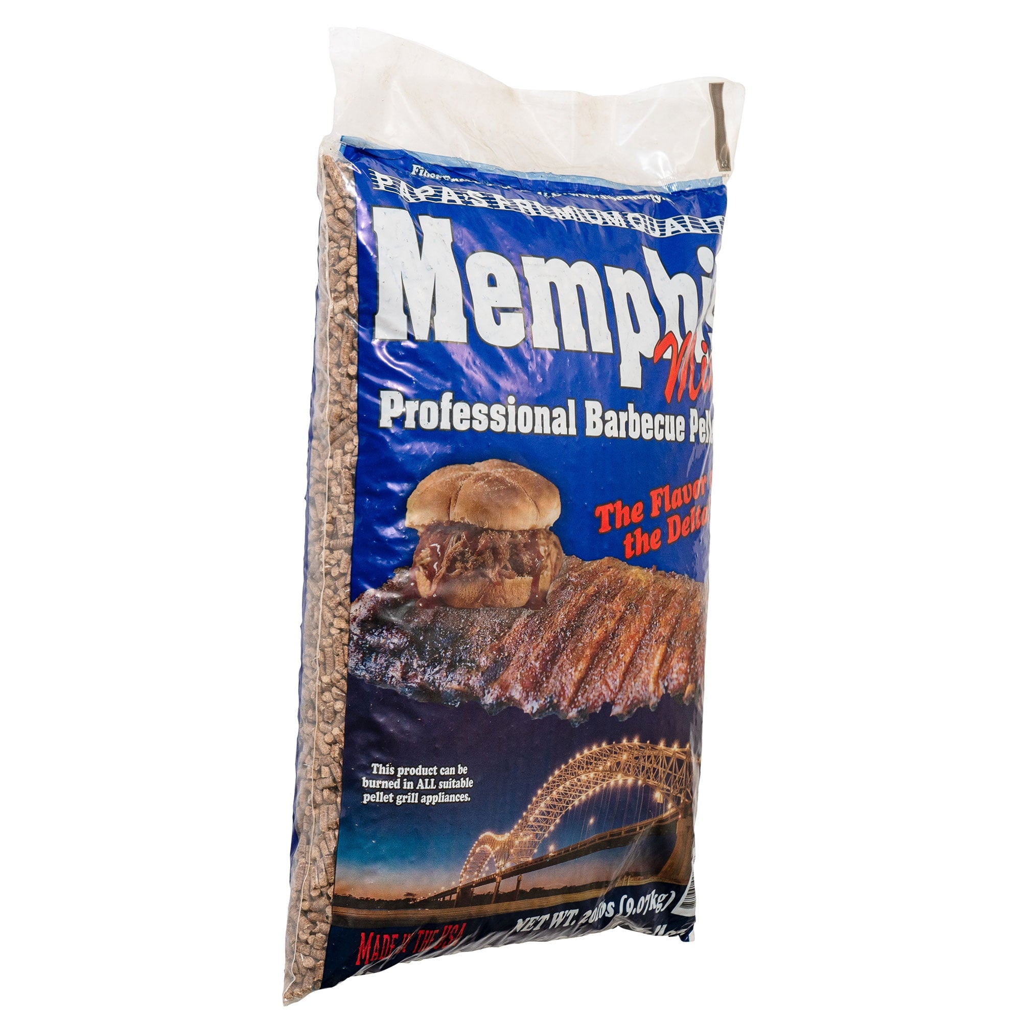 Papa's Premium Hardwood Wood Pellets for Grilling, Memphis Blend, 20 Lbs