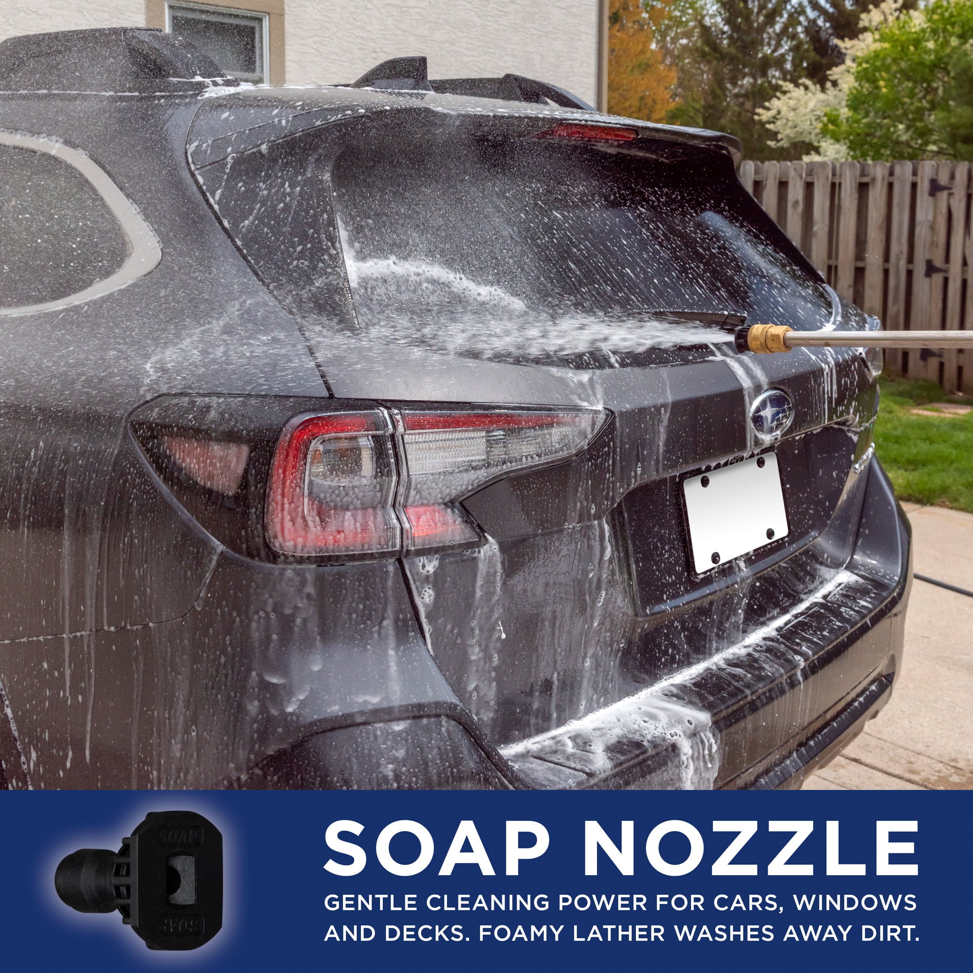 Westinghouse 2700-PSI, 2.3- GPM Gas Pressure Washer with 4 Nozzles & Soap Tank