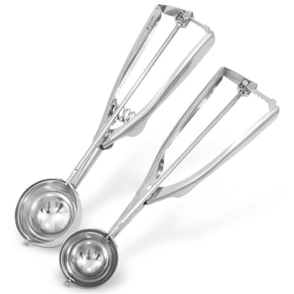 2-Set 2.5 Tbsp/2 in. and 1.5 Tbsp/1.5 in. Ice Cream/Cookie Scoops