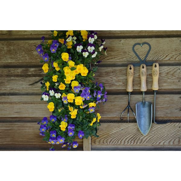 3-Piece Garden Tool Set - Hand Trowel, Cultivator and Cape Cod Weeder with Hanger