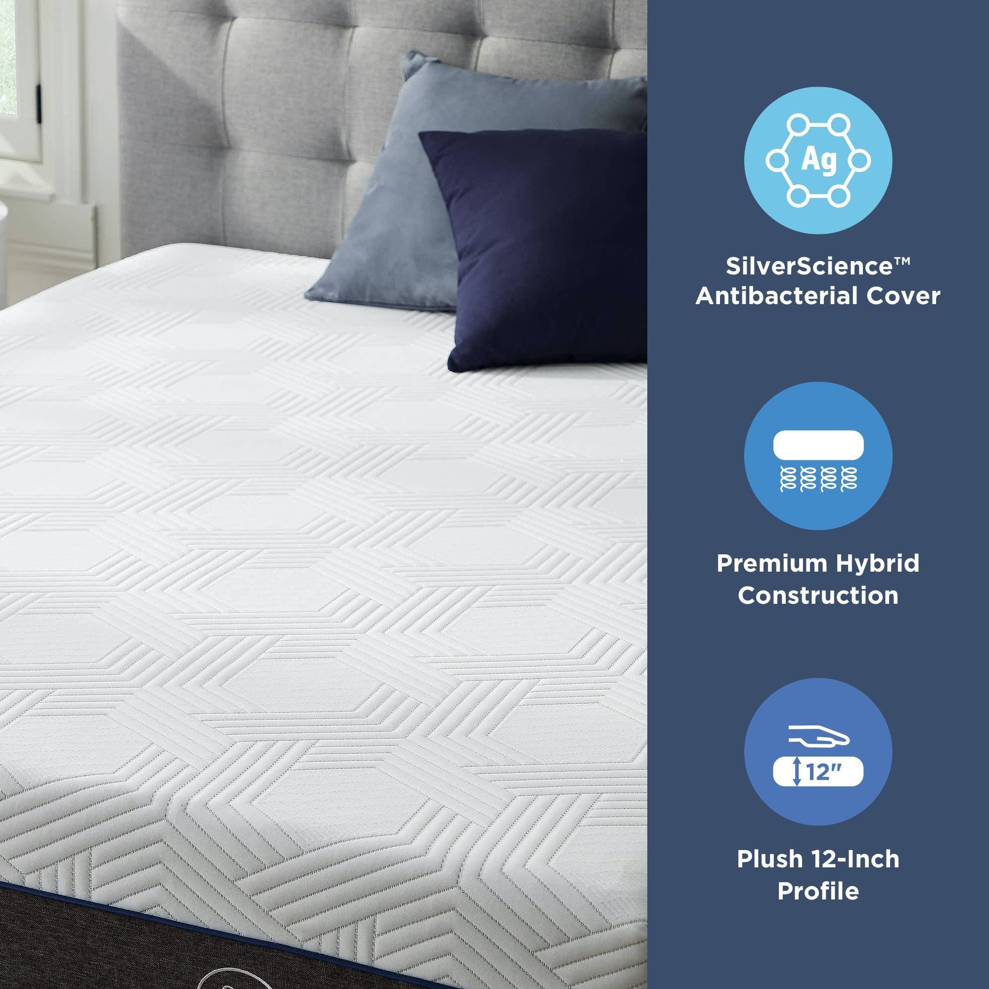 Dr. Oz Good Life Hybrid Gel Foam and Spring Mattress Pro, Twin XL