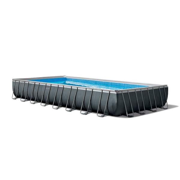 32 ft. x 16 ft. x 52 in. Ultra XTR Rectangular Swimming Pool Set with Pump