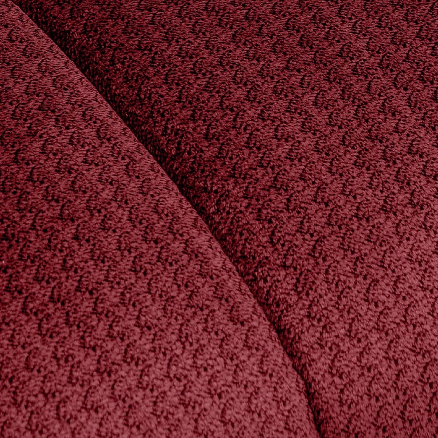 MCombo Power Zero Gravity Recliner Chair with Adjustable Headrest for Living Room, Dual Motor, Infinite Position, Fabric ZG334 (Medium, Burgundy)