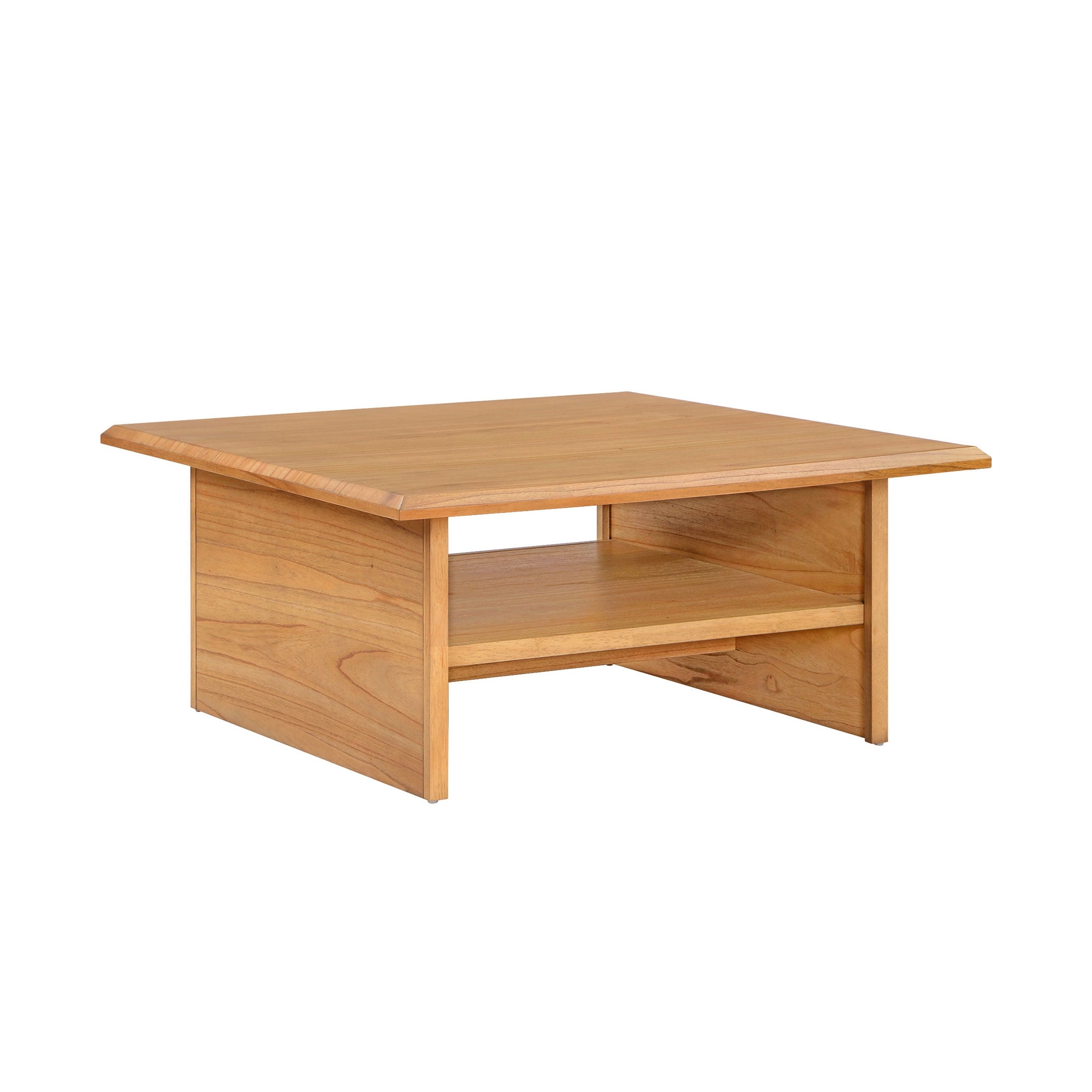 Better Homes & Gardens Pembrook Coffee Table with Solid Wood Frame, Natural Oak finish, by Dave & Jenny Marrs