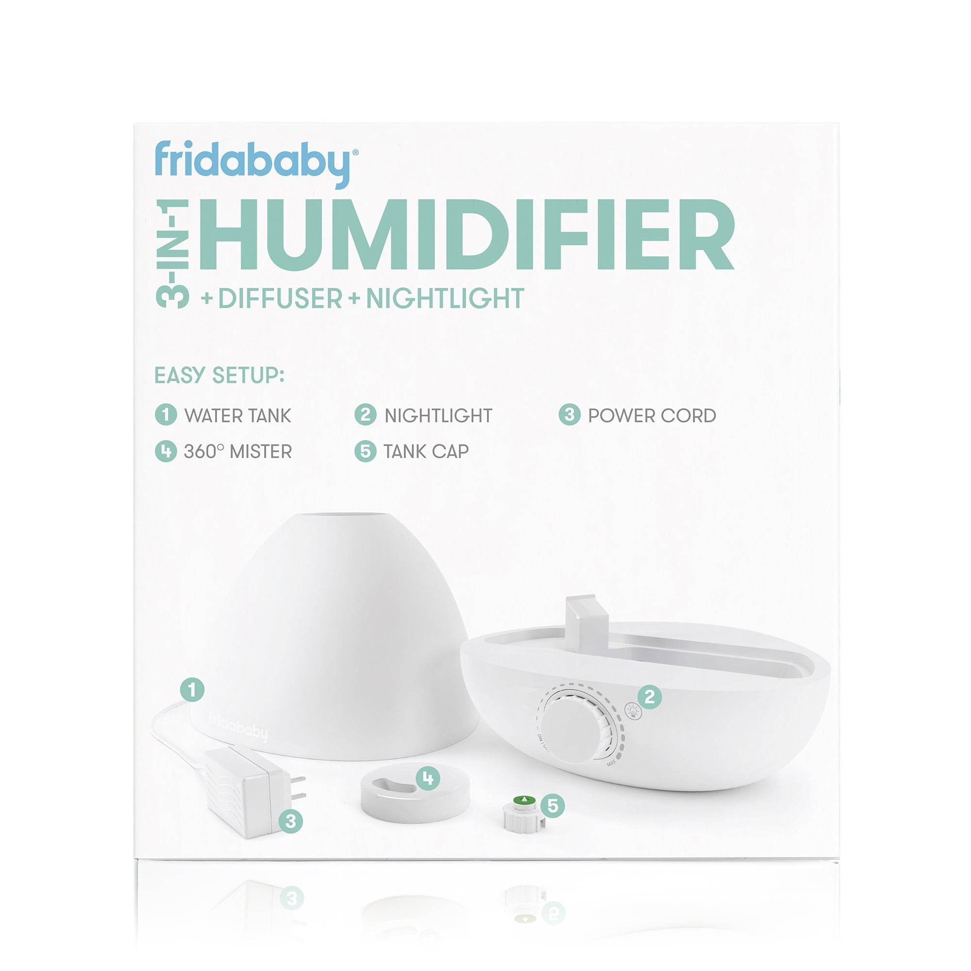 Fridababy BreatheFrida 3-in-1 Humidifier, Diffuser and Nightlight