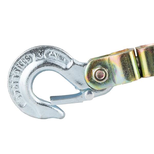 2,000 lb. 1-Ton Capacity 12 ft. Max Lift 10:1 Leverage Web Strap Puller Come Along Tool