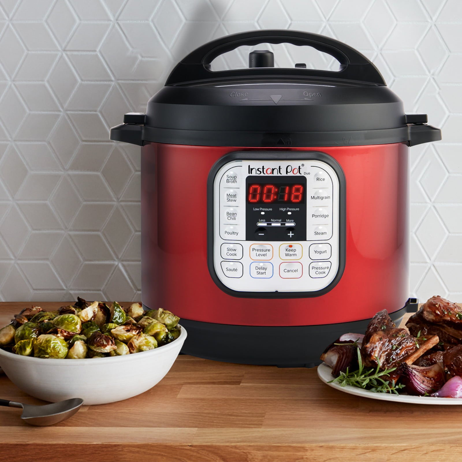 Instant Pot Duo™ 6 Quart Multi-Cooker, Red Stainless Steel