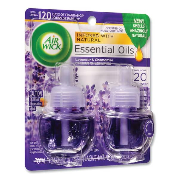 0.67 oz. Purple Lavender and Chamomile Oil Automatic Air Freshener Refill (2/Pack, 6-Packs/Carton)