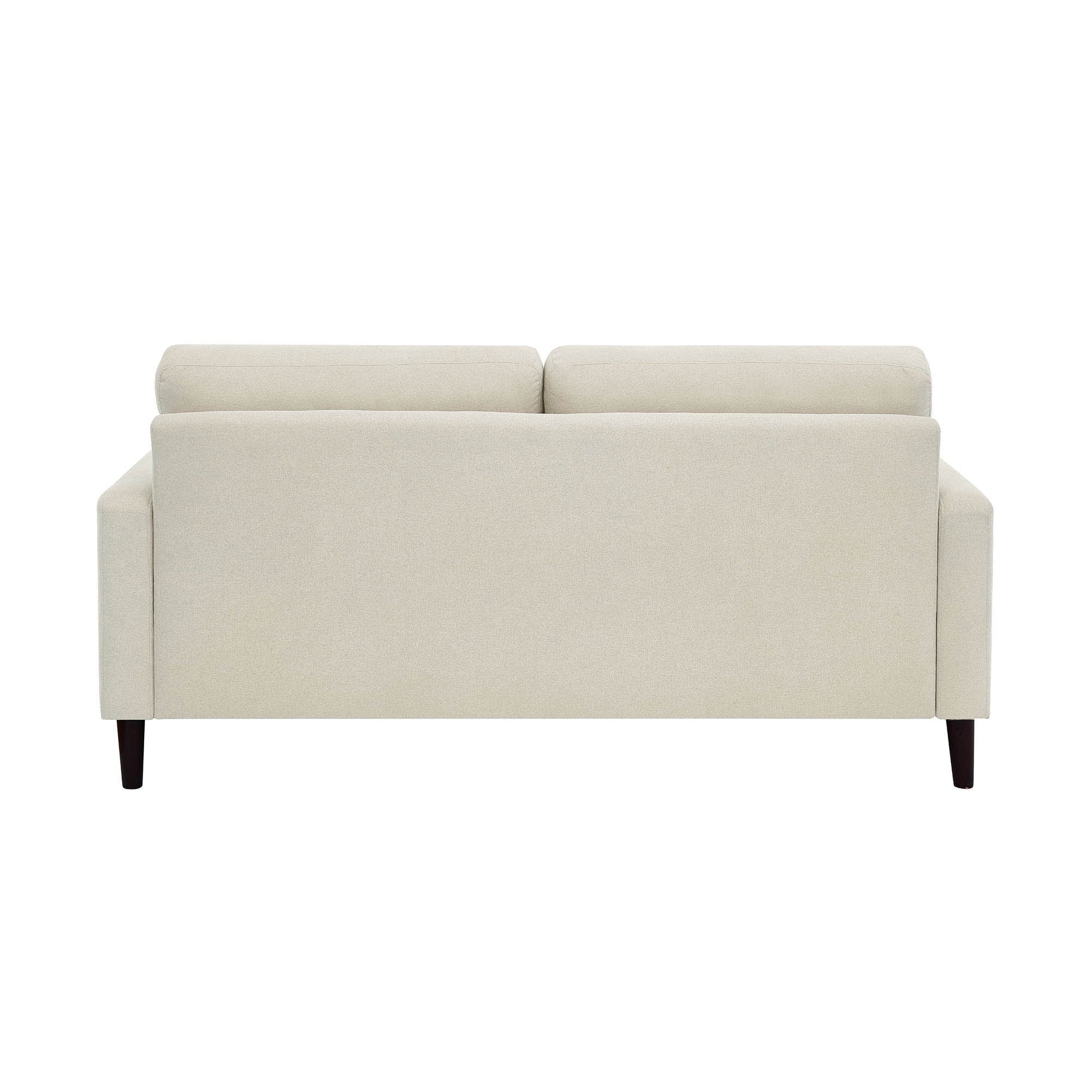 Lifestyle Solutions Luna Modern Loveseat, Beige Fabric