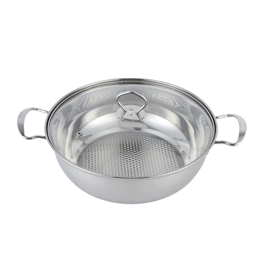 BESTONZON 1Pc Shabu Shabu Pot Induction Cooker Pot Hot Pot Cookware Non Sticky Stockpot