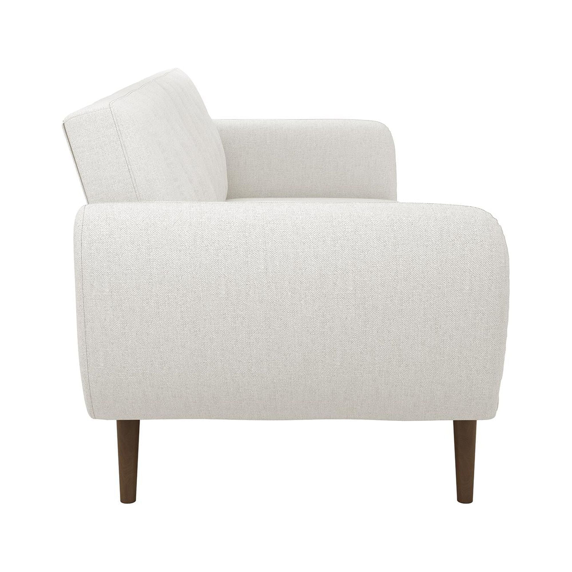 Novogratz Brittany Futon, Cool Gray Linen