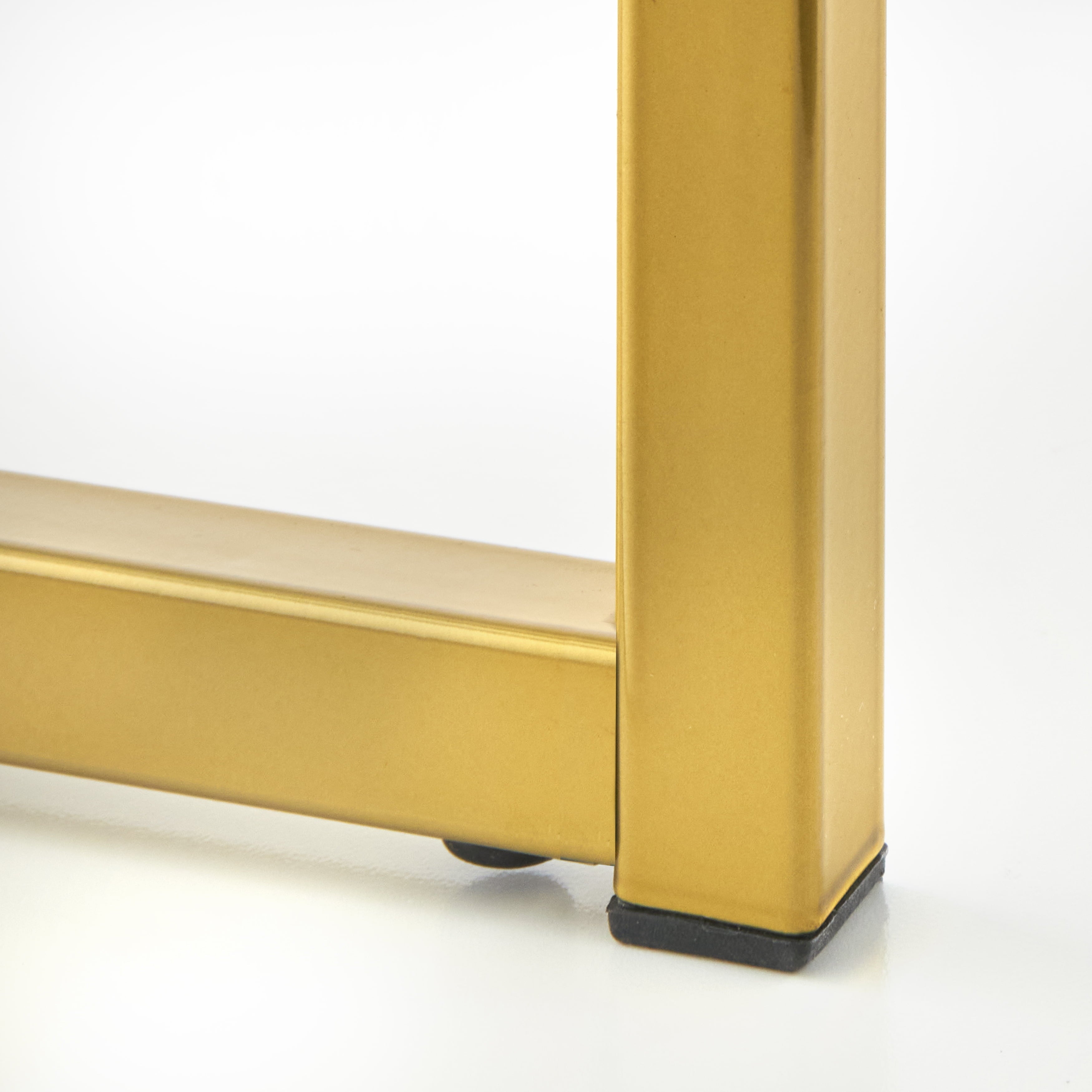 TMS Delarue Upholstered Bench, White Velvet