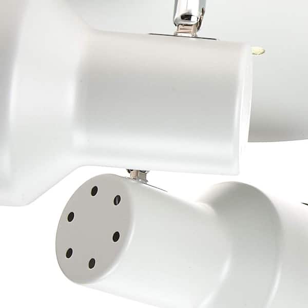 3-Light Off White Multi-Directional Flush Mount