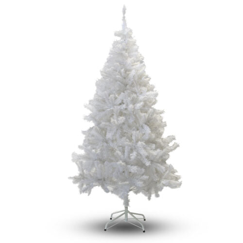 PVC Artificial Xmas Christmas Tree Unlit Multiple Colors Holiday Silver Tinsel