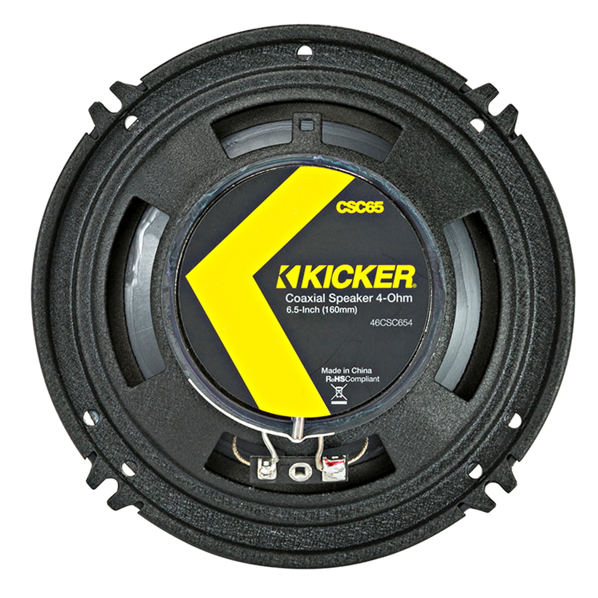 Kicker CSC65 CS 6.5 Inch 300 Watt 4 Ohm 2-Way Car Audio Speakers System, Pair
