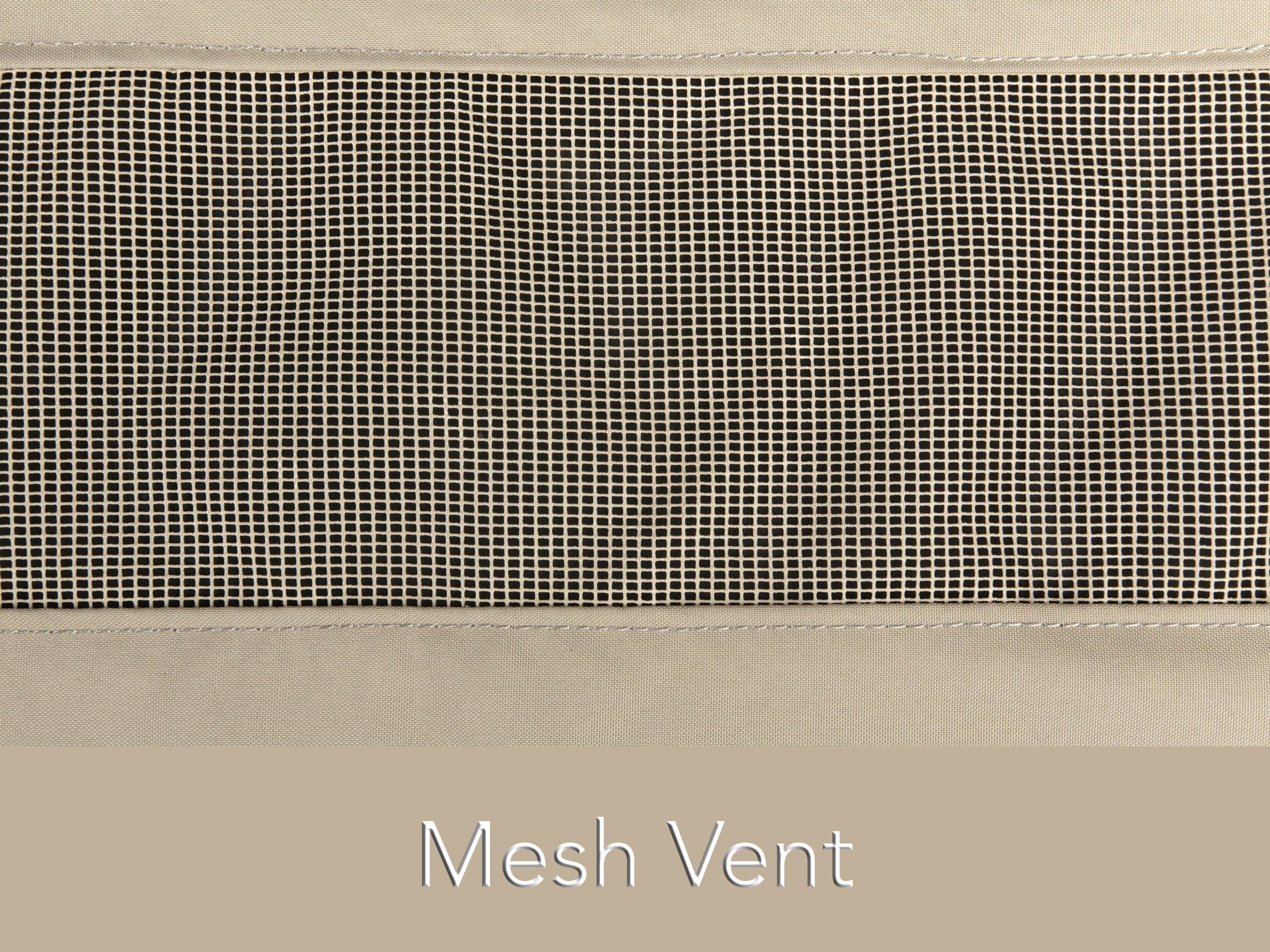 Covermates Kamado Full Grill Cover – Weather Resistant Polyester, Elastic Hem, Securing Buckle Strap, Grill and Heating-Khaki