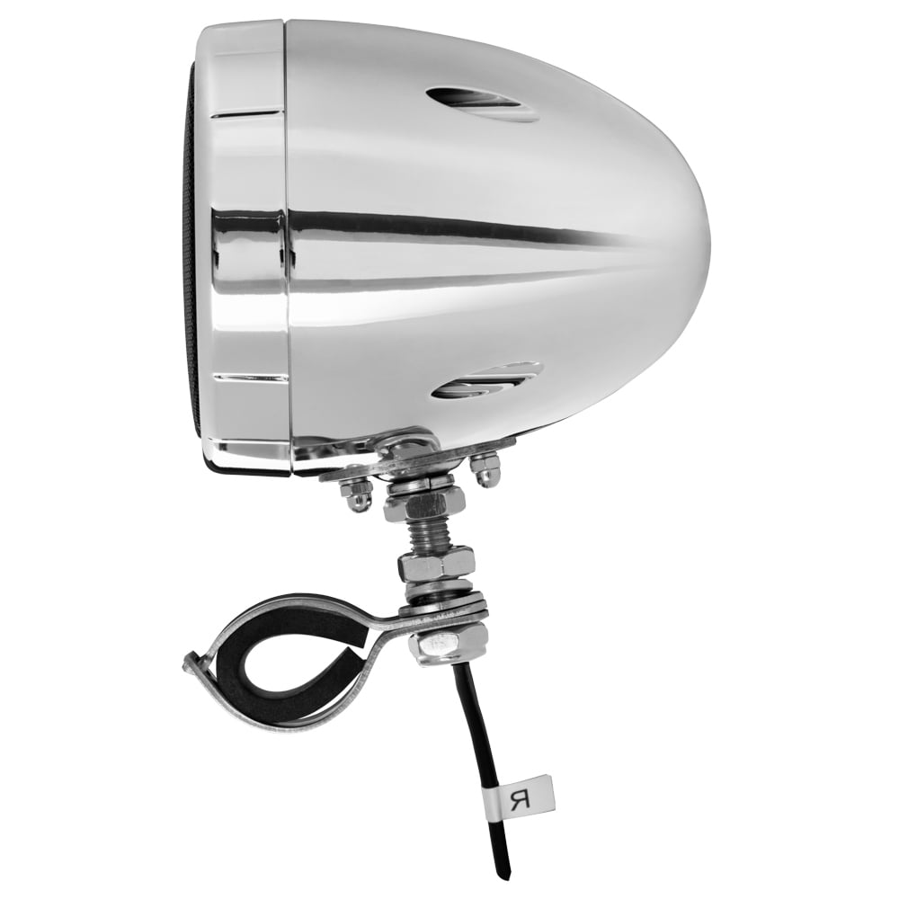 Boss Audio Systems MC470B 3 inch Motorcycle Speakers and Amplifier Audio Sound System – Bluetooth 2 Channel Amplifier, Weatherproof, Volume Control, ATV UTV Compatible, for Stereo, Tweeters