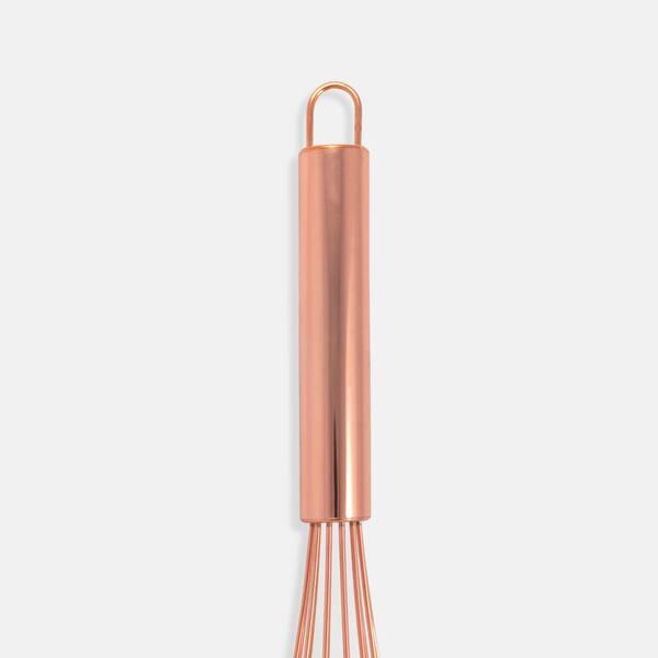 12 in. Professional Stainless Rose Gold Heavy Duty French Whisk