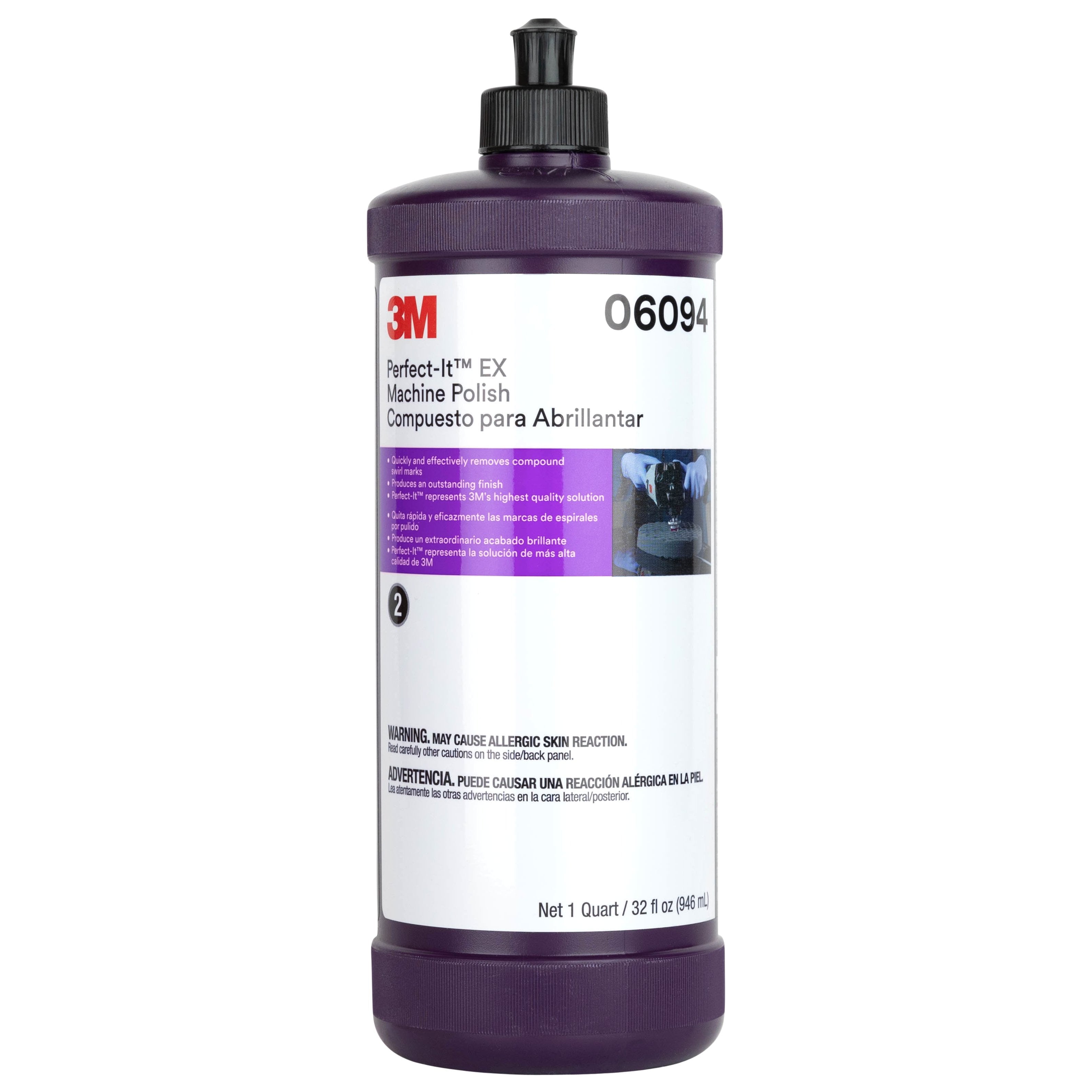 3M Perfect It Buffing and Polishing Kit  36060 06094 3M Rubbing Compound and Machine Polish Quart  Buffing Compound, Car Polishing Kit  Bundled with Kangaroobands Microfiber Cloth