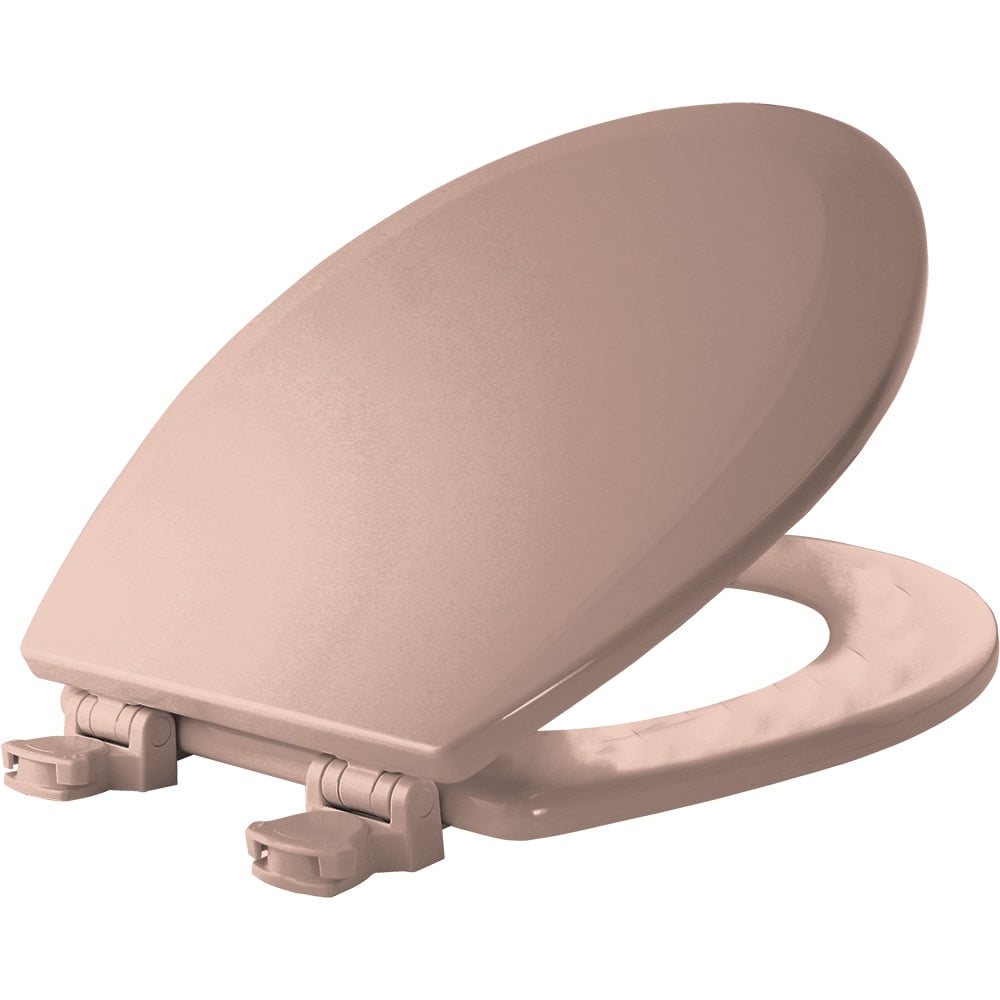 Bemis 500EC146 Round Closed Front Toilet Seat with Cover in Almond