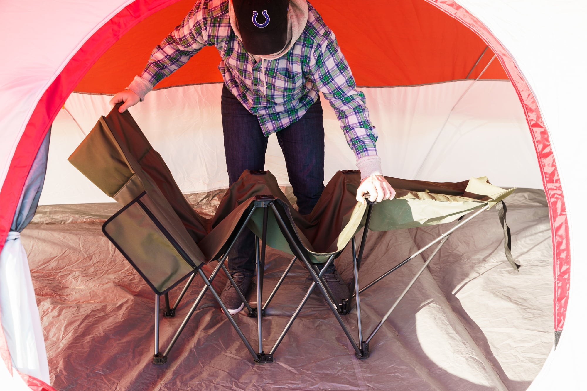 Ozark Trail Adult Camp Cot, Green, 80.2 inches x 30.2 inches x 23.5 inches