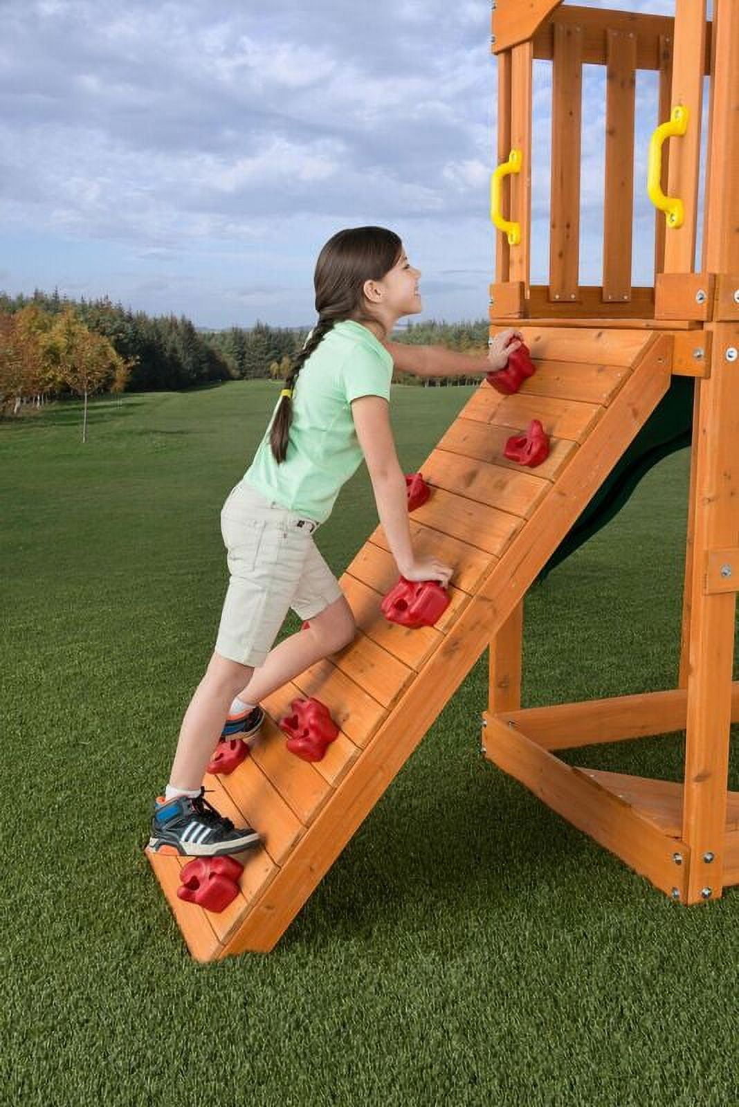 Creative Cedar Designs Playset Climbing Rocks (set of 4)- Red