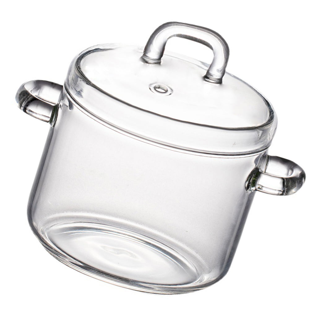 Glass Stewing Pot Anti-scalding Stewing Pot with Lid for Restaurant Use