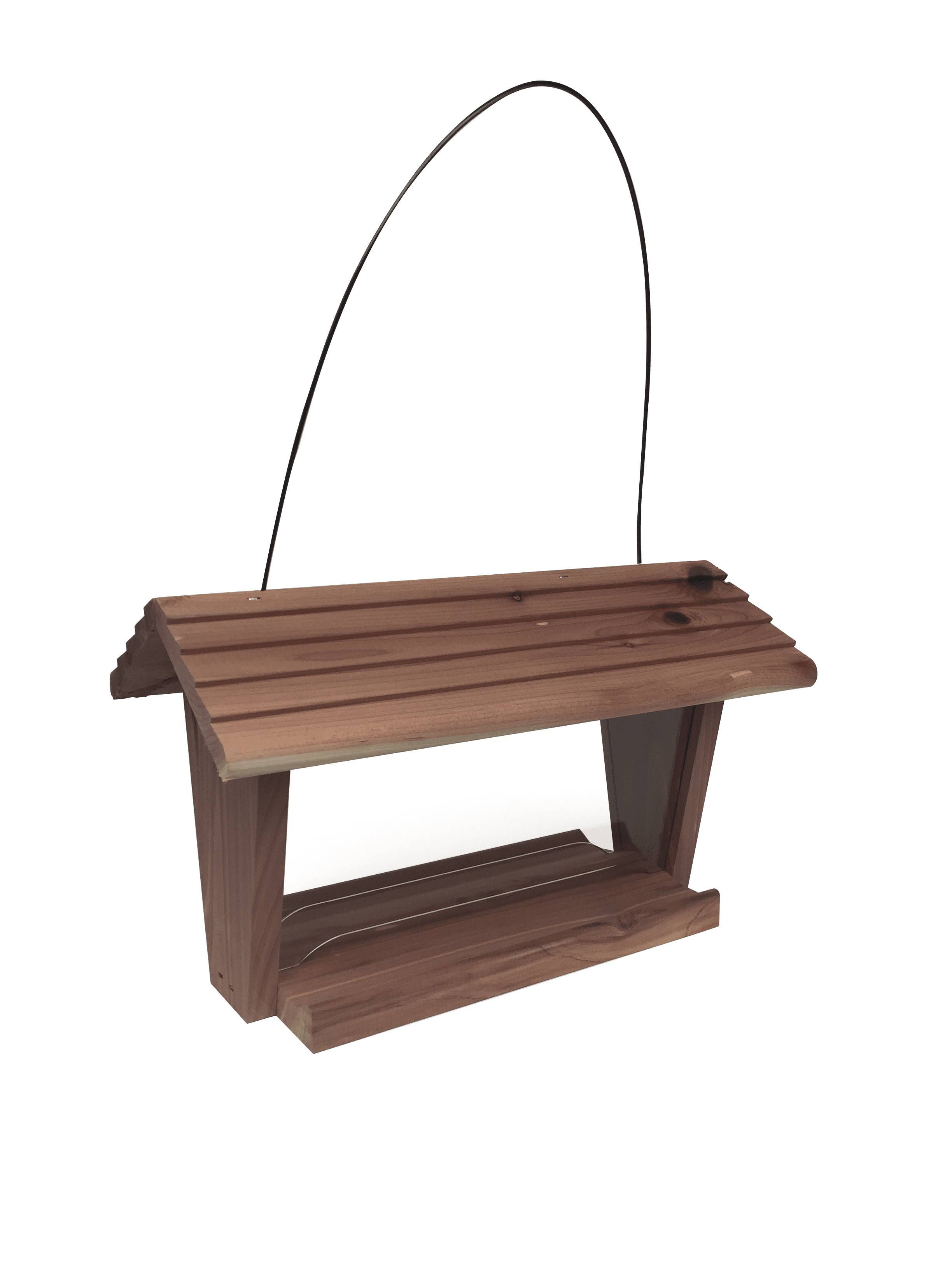 Pennington Red Cedar Natures Friend Hopper Bird Feeder, 3 lb Capacity