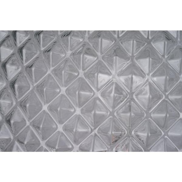 Snocreek 10 in. Brushed Gold 1-Light Uplight Table Lamp with Prismatic Glass Globe Shade