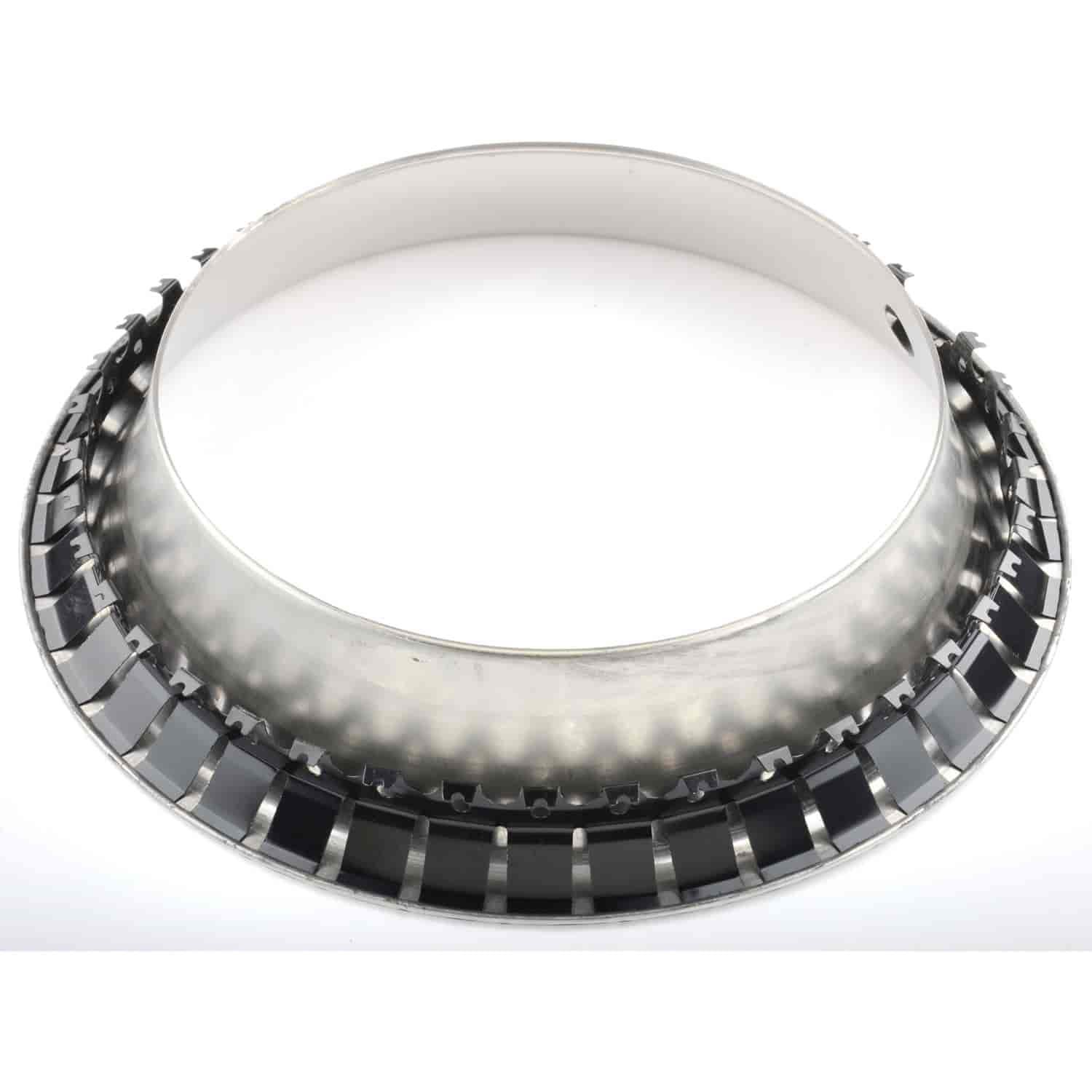 JEGS 681282 Stainless Steel Trim Ring Fits JEGS 15 in. x 8 in. Rally Wheels 3 in