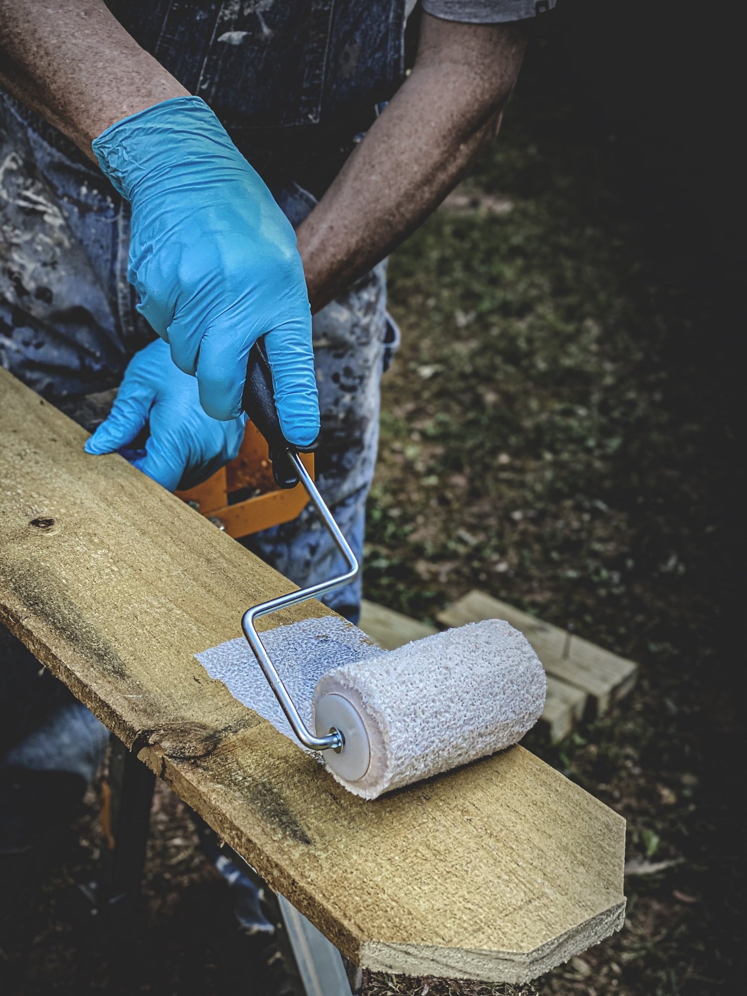 Grease Monkey Pro Cleaning, Disposable Nitrile Gloves, Blue, 50 Count Traction Grip, Male, Large