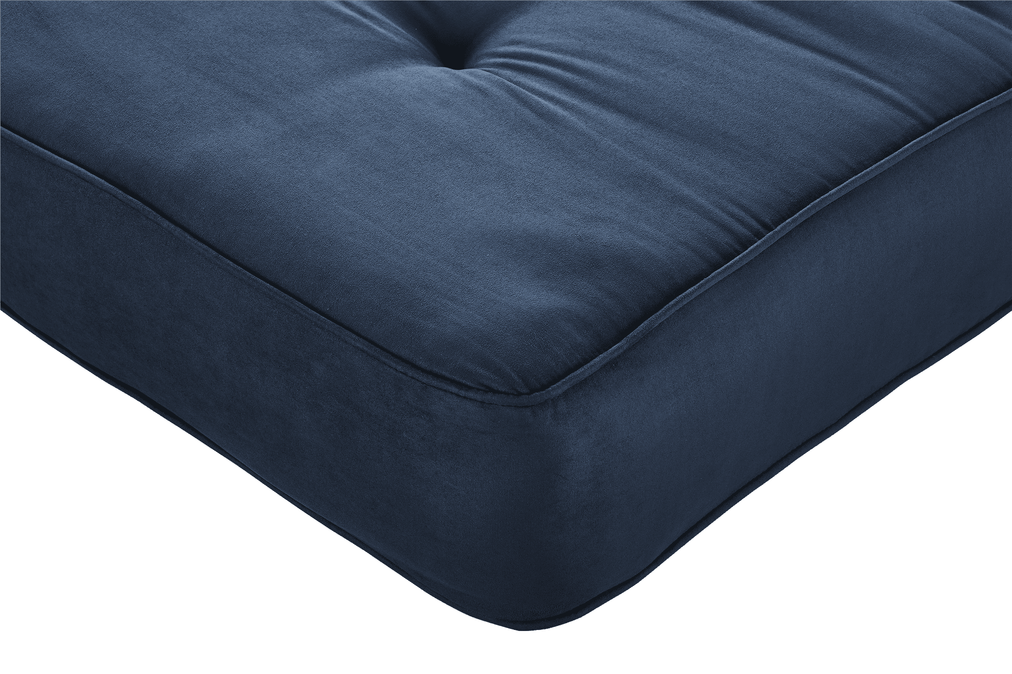 DHP 8 Inch Independently Encased Coil Futon Mattress, Blue Microfiber